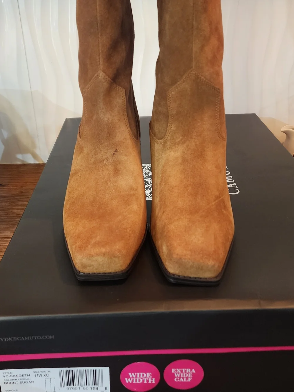 NWT Vince Camuto, Sangeti Extra Wide Calf WW Suede Knee High Boots